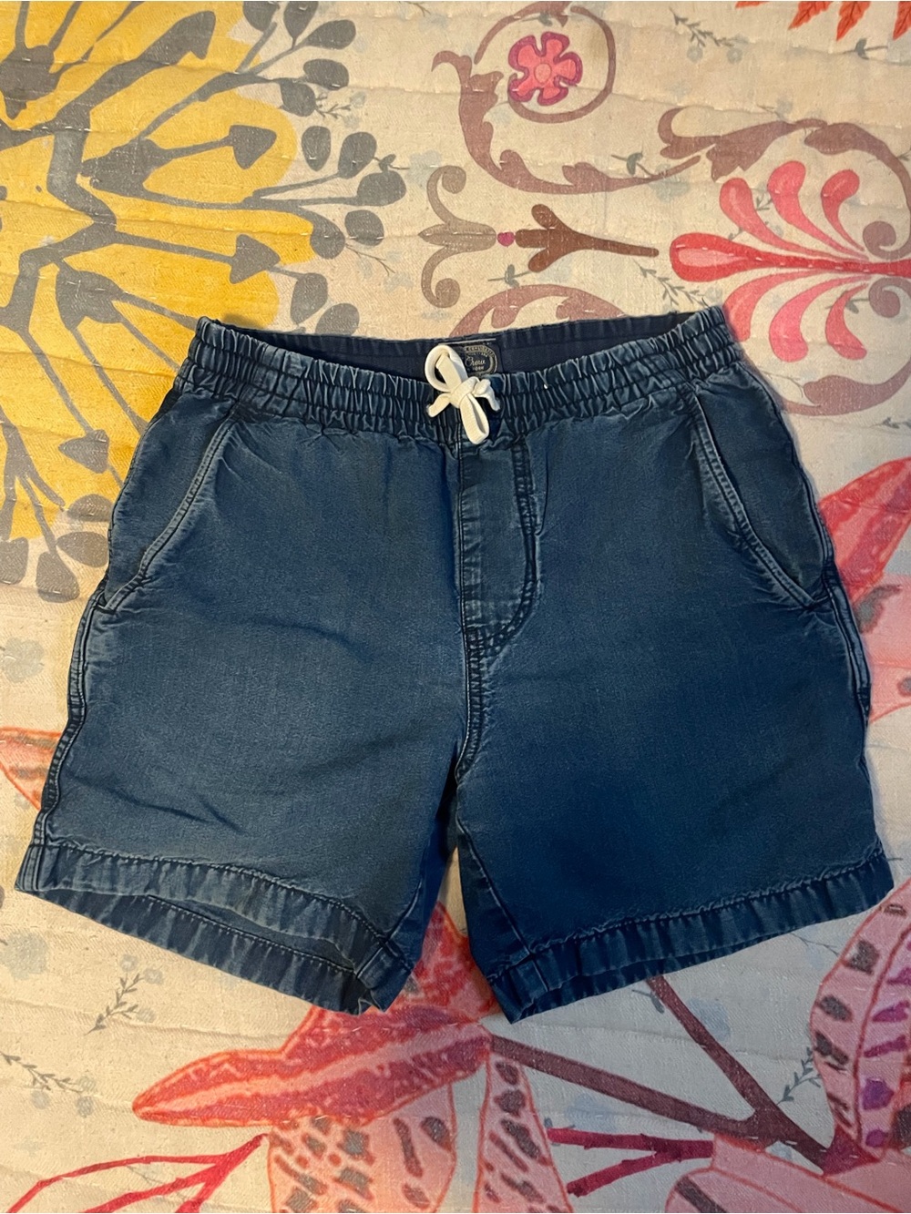 Jean Drawstring Casual Shorts